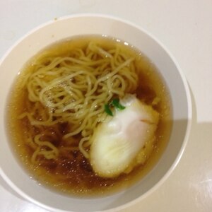 前夜の鍋のだしで、ラーメン